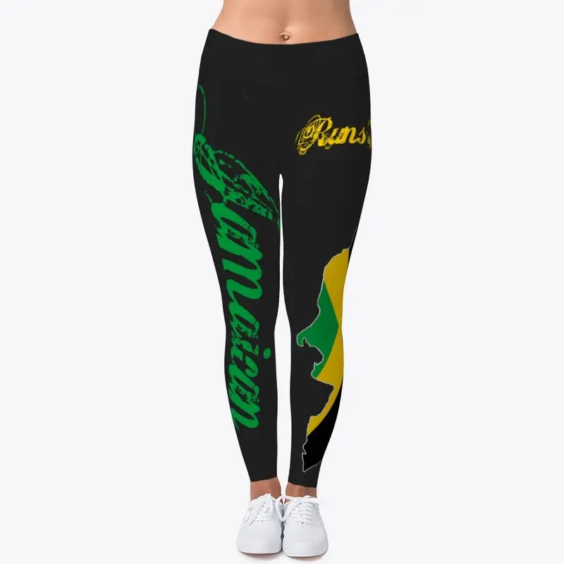 Jamaican Roots Runs Deep Tights